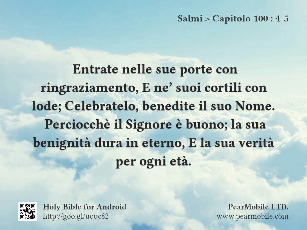 Salmi, Capitolo 100:4-5